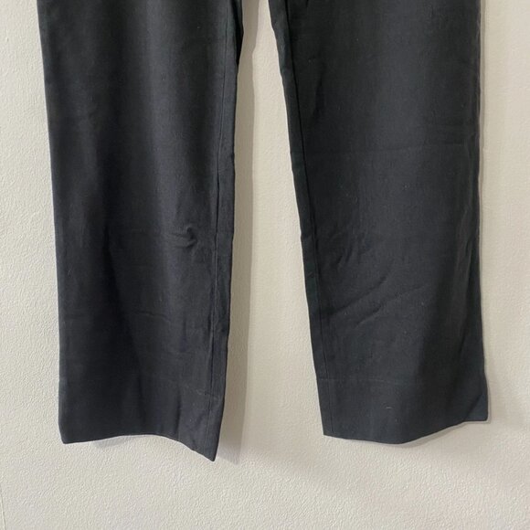 John Varvatos Made in Italy 100% Wool Pants Flap Back Pockets Off Black Size 50 - Picture 7 of 9